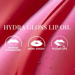 mCaffeine SHADES Tinted Lip & Cheek Oil Lip Gloss 5ml-Cherry Glaze (Red) image 2