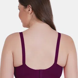 Reveira Mould Pack Of 2 Dry Fit Full Coverage Non Padded T-shirt Bra With All Day Comfort image 4