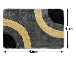 Kuber Industries Brown Printed Anti-Skid Doormats image 4