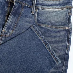 Flying Machine Men Straight Fit Clean Look Heavy Fade Stretchable Jeans image 3