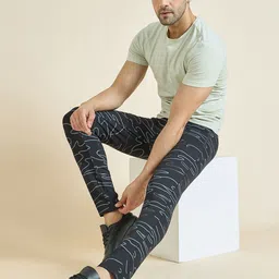Sweet Dreams Men Back Printed Mid-Rise Track Pant image 5