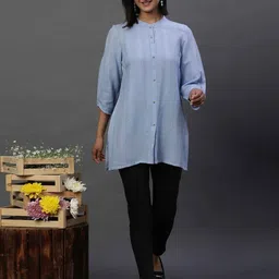 AURELIA Mandarin Collar Kurti image 5