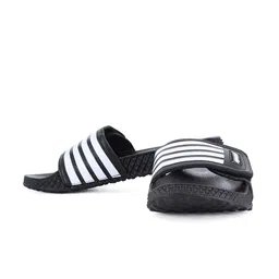 Sparx Men Black & White Striped Flip Flop Sliders image 4