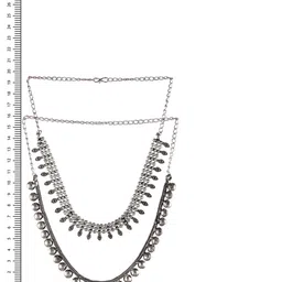 Jazz and Sizzle Set of 2 Silver-Plated German Silver Oxidised Necklace image 3