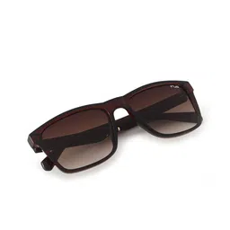 IRUS by IDEE Unisex Brown Lens & Brown Square Sunglasses IRS1104C2SG-Brown image 3