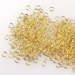 zilzon ZILZON® Jump Rings for Earring/Necklace/Bracelet/Jewellery Making and Other Crafts Pack of 100 Pcs image 1