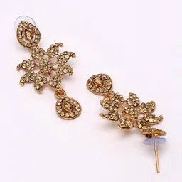 Sukkhi Gold-Plated AD Stone Studded & Beaded Jewellery Set image 3