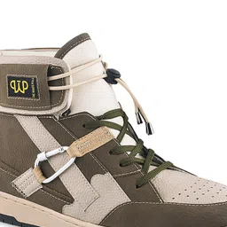 THE WHITE POLE Men Colourblocked Round Toe Memory Foam Lightweight Sneakers image 2