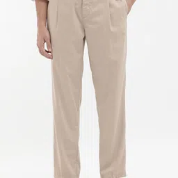 RARE RABBIT Echo Mid-Rise Regular Fit Cotton Trouser image 4