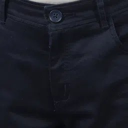 One Friday Kids Boys Cotton Regular Fit Mid-Rise 4 Pockets Stretchable Trousers image 3