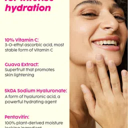 PLIX THE PLANT FIX Guava Glow Serum 20ml + Under Eye Gel 15g + Pomegranate Lip Scrub 15g image 2