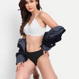 FIMS Pack of 2 Non Paddded Full Coverage Cotton Everyday Bra image 2