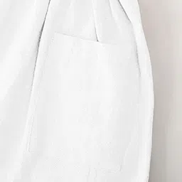 THE BABY ATELIER Girls Off White Pure Cotton Nightdress image 3