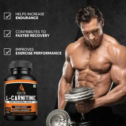 AS-IT-IS Nutrition 100% L-Carnitine L-Tartrate, 500mg per serving, 90 Capsules| Imported Carnipure Source |Zero Fillers | Boosts Performance | Supports weight Loss |Lab Tested image 4
