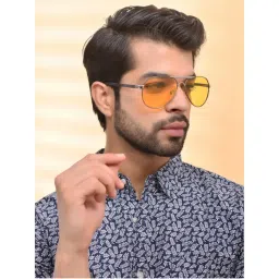 Royal Son Men Aviator Night Vision Sunglasses Yellow Lens (large)-picture-26