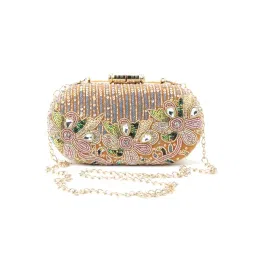 Odette Mustard Yellow Graceful Clutch-image-32