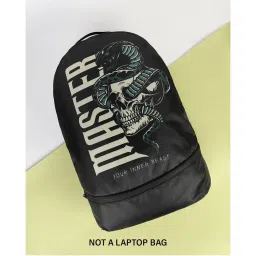 Bewakoof Unisex Black Inner Beast Small Backpack-image-12