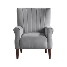 home lifestylez Maxo Accent Chair in Grey Colour image 1