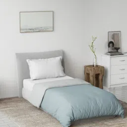 Ddecor Live Beautiful Spectrum Collection 180TC Reversible Single Quilt - Blue-image-12