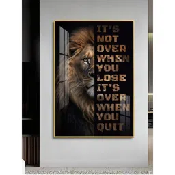 The Next Decor Majestic Wisdom Glass Finish Vertical Wall Art-image-17