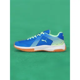 Puma Unisex Blue Badminton Smash Sprint Badminton Sports Shoes image 1