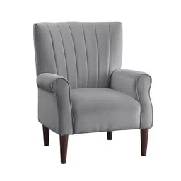 home lifestylez Maxo Accent Chair in Grey Colour image 2