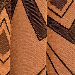 presto Brown Cotton Room Darkening Door Curtain image 3