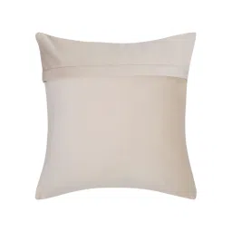 HOSTA HOMES Cream & Gold Set of 2 Ethnic Motifs Velvet Square Cushion Covers 16x16 inches image 3