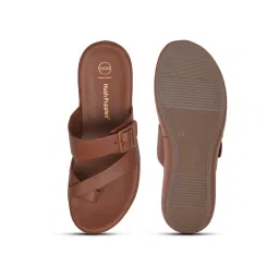 Hush Puppies Tan Womens Toe Ring Sandals image 4