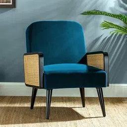 Haden Accent Chair in Teal Blue Colour-image-61