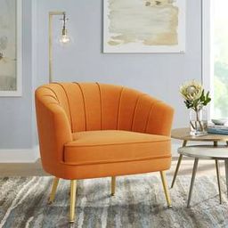 home lifestylez Carl Accent Chair in Orange Colour-picture-15