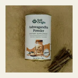 Soil Origin Ashwagandha Powder | Stress Relief | Help Boost Stamina, Strength & Energy - 100 Gm image 4