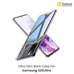 inbase in base Ultra Slim TPU Back Cover for SAMSUNG Galaxy S20 Ultra (Eco Friendly, Clear) image 5
