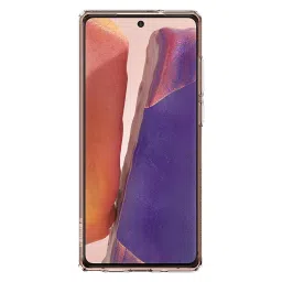 spigen Ultra Hybrid Polycarbonate & TPU Back Cover for SAMSUNG Galaxy Note 20 (Air Cushion Technology, Crystal Clear) image 3