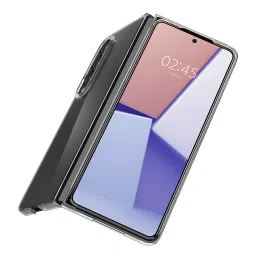 Spigen Air Skin Polycarbonate & Urethane Back Cover for SAMSUNG Galaxy Z Fold4 (Supports Wireless Charging, Crystal Clear) image 3