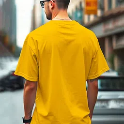 THE BEETEL HOUSE Printed Round Neck Oversized Cotton T-shirt image 5