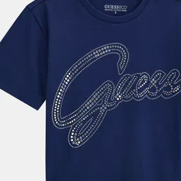 GUESS kids Girls Cotton Tshirts image 3