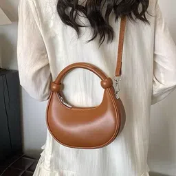 MINI WESST PU Structured Sling Bag with Tasselled image 2