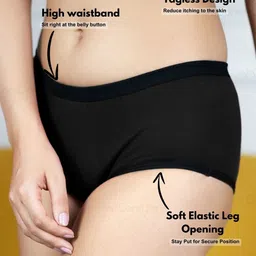 CareDone Women Low-Rise Reusable & Washable Period Panty Briefs image 3