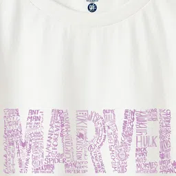 YK Marvel Boys Typography Printed Pure Cotton Oversized T-shirt image 2