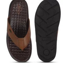 Lee Cooper Men Tan Flip Flops image 2