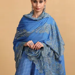 MODARTA Women Floral Woven Design Shawl-picture-40