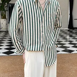 StyleCast Men Original Opaque Striped Casual Shirt image 4