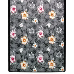 The Furnishing Tree Washing Machine Cover Floral Grey Compatible for LG 7 Kg Front Loading FHM1207Z image 5