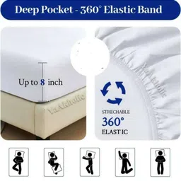 REALDREAM Red Ethnic Motifs 300 TC King Bedsheet with 2 Pillow Covers image 3