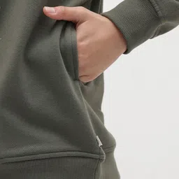 The Roadster Life Co. Graphic Printed Round Neck Drop Shoulder Sleeves Pullover image 3