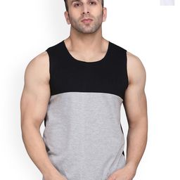 Slowloris Men Pack Of 2 Sleeveless Printed Bio-Wash Combed Cotton Innerwear Vest-picture-3