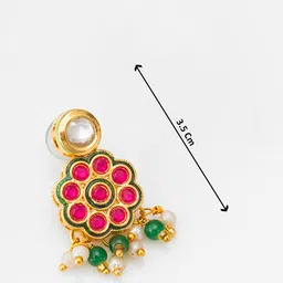 Anouk Gold-Plating Kundan Studded Jewellery Set image 5