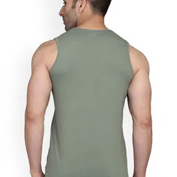 SLOWLORIS Set of 2 Men's Printed Sleeveless Cotton Innervest image 3