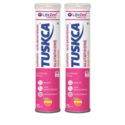 Lifezen Set Of 2 Tuskca Glutathione 600 Mg With Vitamin C - 20 Effervescent Tablet Each-picture-35
